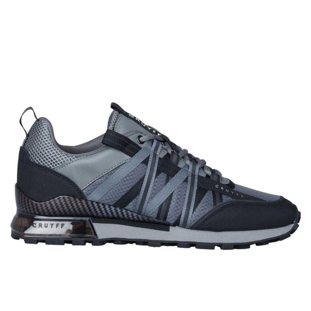 Cruyff Mens Fearia Synthetic Leather Sneakers / Black